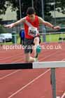 Mens under-17s 1500 metres steeplechase, 2023 Northern Under-13s, Under-15s and Under-17s, Middlesbrough.  Photo: David T. Hewitson/Sports for All Pics